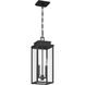 Hillside 2 Light 7 inch Textured Black Exterior Pendant
