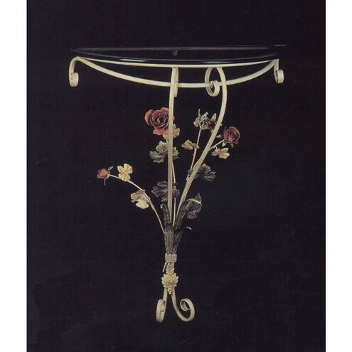 Florita 1 inch Cream with Multicolor and Clear Shelf