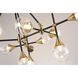 Canada 11 Light 18.4 inch Black and Gold Chandelier Ceiling Light