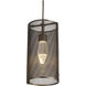 Uptown Mesh 1 Light 5.30 inch Pendant