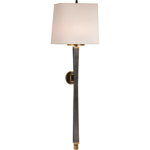 Thomas O'Brien Edie 2 Light 10 inch Bronze with Antique Brass Decorative Wall Light in Bronze and Hand-Rubbed Antique Brass