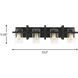 Mitte 4 Light 33 inch Midnight Black Bath Vanity Wall Sconce Wall Light