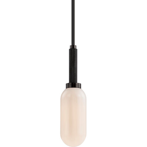 Annex 1 Light 5 inch Anodized Black Pendant Ceiling Light