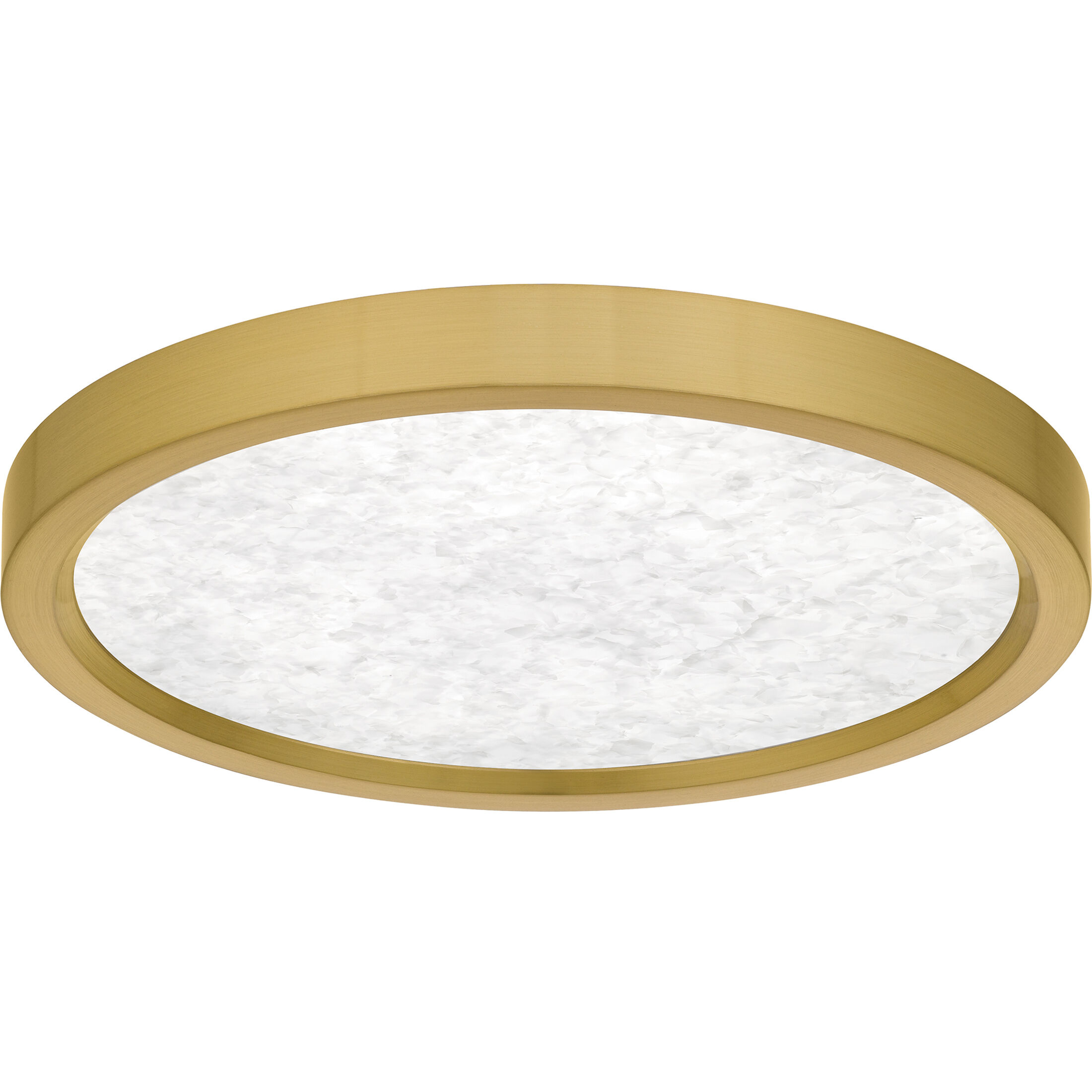 Outskirts LED 11 inch Brushed Gold Flush Mount Ceiling Light, Small