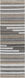 Azalea 96 X 30 inch Black Rug, Runner