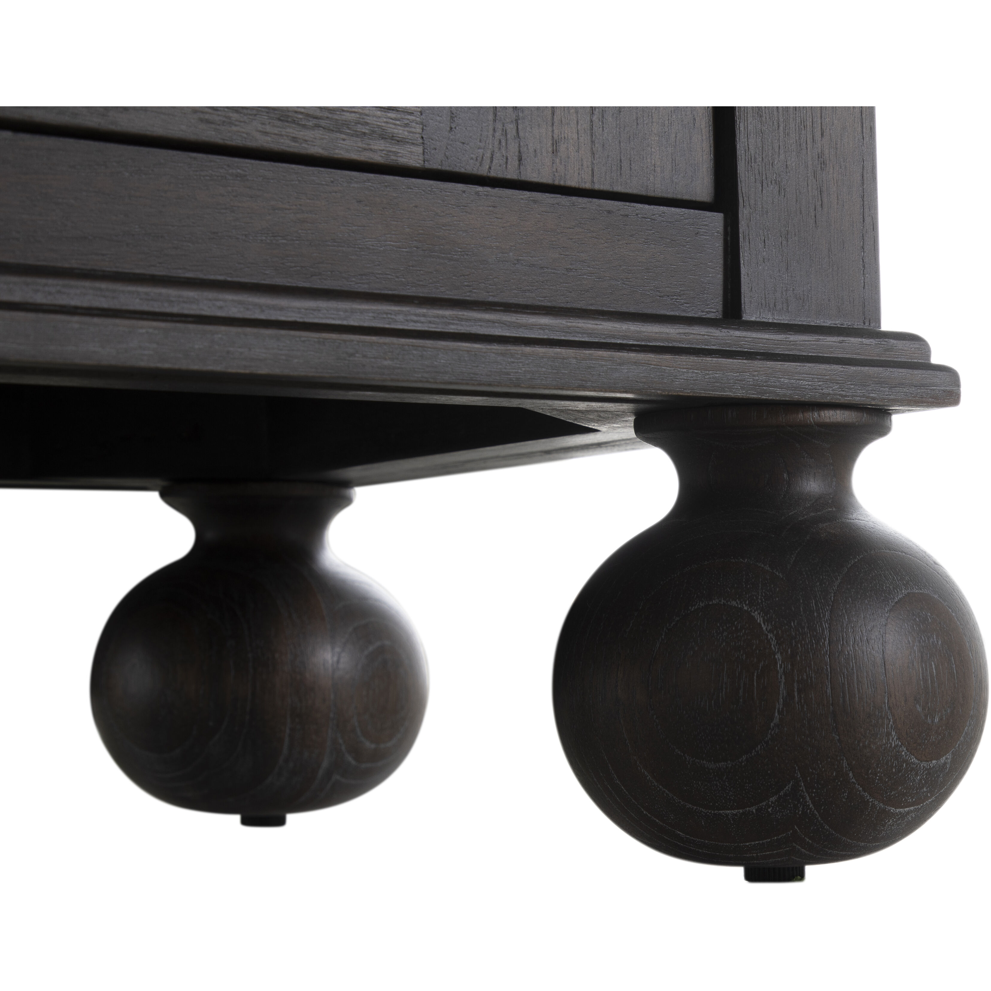 Ezekiel 67 X 18 inch Cerused Forest Black and Antique Bronze Sideboard