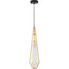 Canada 1 Light 6.3 inch Gold Pendant Ceiling Light