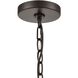 Renninger 1 Light 11 inch Oil Rubbed Bronze Outdoor Pendant