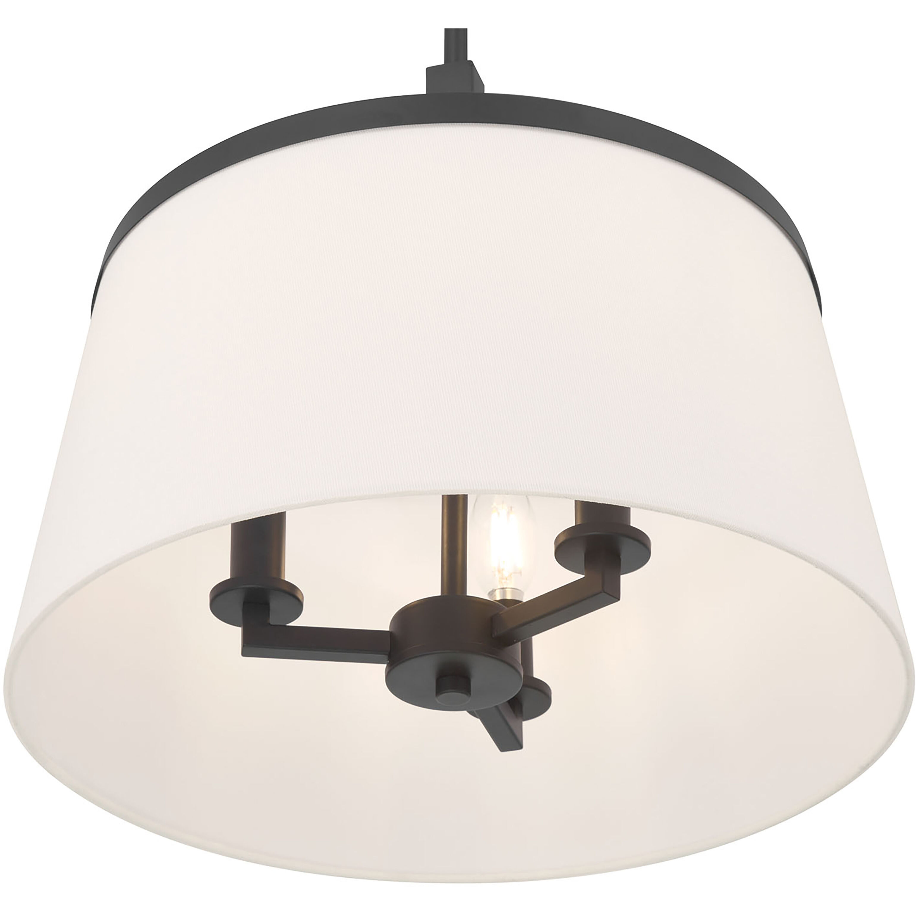 Montrine 3 Light 16 inch Matte Black Pendant Ceiling Light
