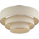 Bellingham 4 Light 21 inch Bronze Extra Large Semi-Flush Ceiling Light, Extra Large