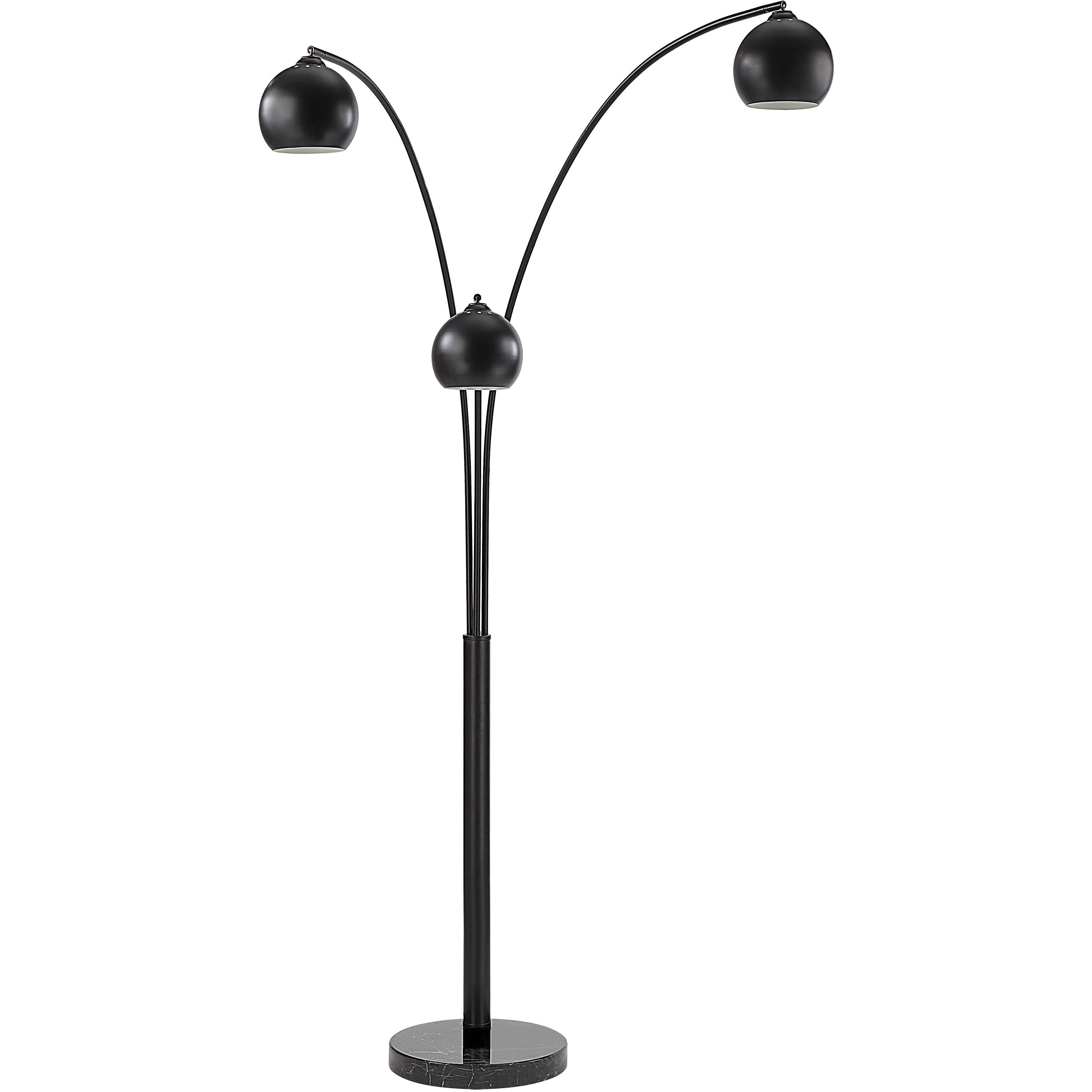 Folia 87 inch 40 watt Matte Black Floor Lamp Portable Light