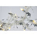 Canada 20 Light 16 inch Chrome Chandelier Ceiling Light