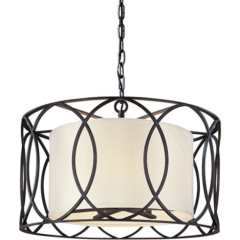 Sausalito 5 Light 25 inch Deep Bronze Chandelier Ceiling Light 