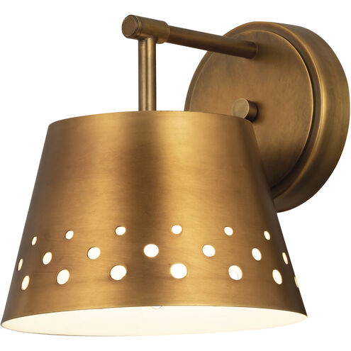 Katie 1 Light 8 inch Rubbed Brass Wall Sconce Wall Light