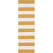 Frontier 96 X 30 inch Mustard, Ivory Rug