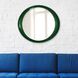 Ellipse 39 X 35 inch Hunter Green Mirror