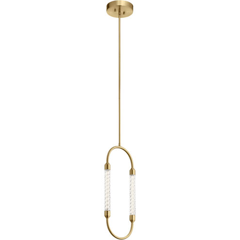 Delsey LED 2 inch Champagne Gold Mini Pendant Ceiling Light