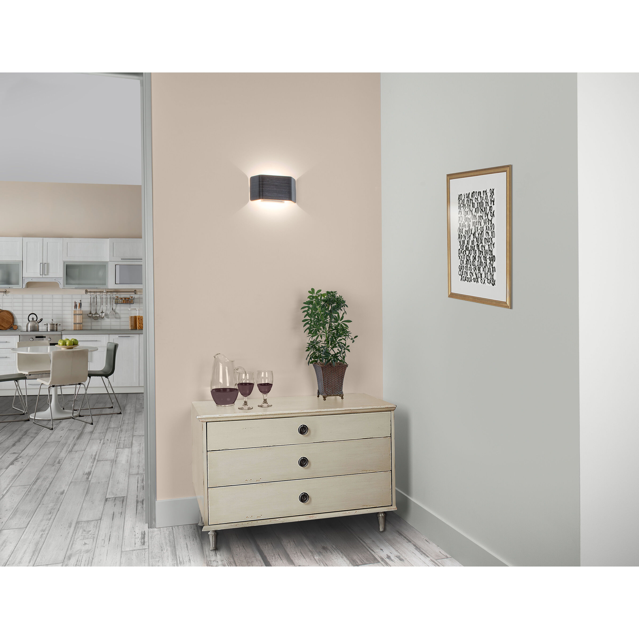 Zen LED Wall Sconce Wall Light in Black