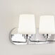 Windom 3 Light 18 inch Chrome Wall Bath Fixture Wall Light