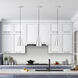 Dulce 1 Light 7 inch Brushed Aluminum with Polished Chrome Accents Mini Pendant Ceiling Light