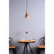 Aiken 1 Light 5.5 inch Honey Gold Pendant Ceiling Light