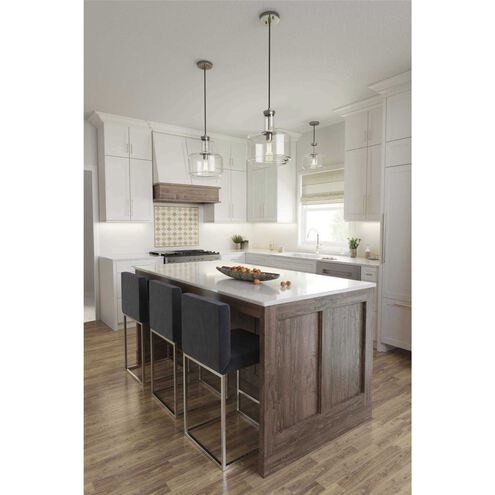 Latrobe 1 Light Brushed Nickel Pendant Ceiling Light