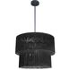 Cadelaria 4 Light 20 inch Matte Black Chandelier Ceiling Light
