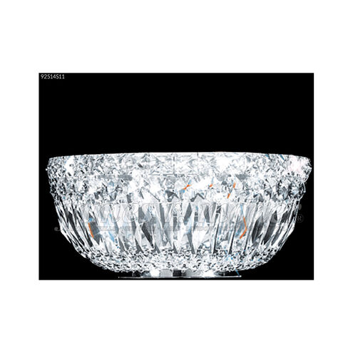 Prestige 2 Light 11 inch Silver Crystal Chandelier Ceiling Light