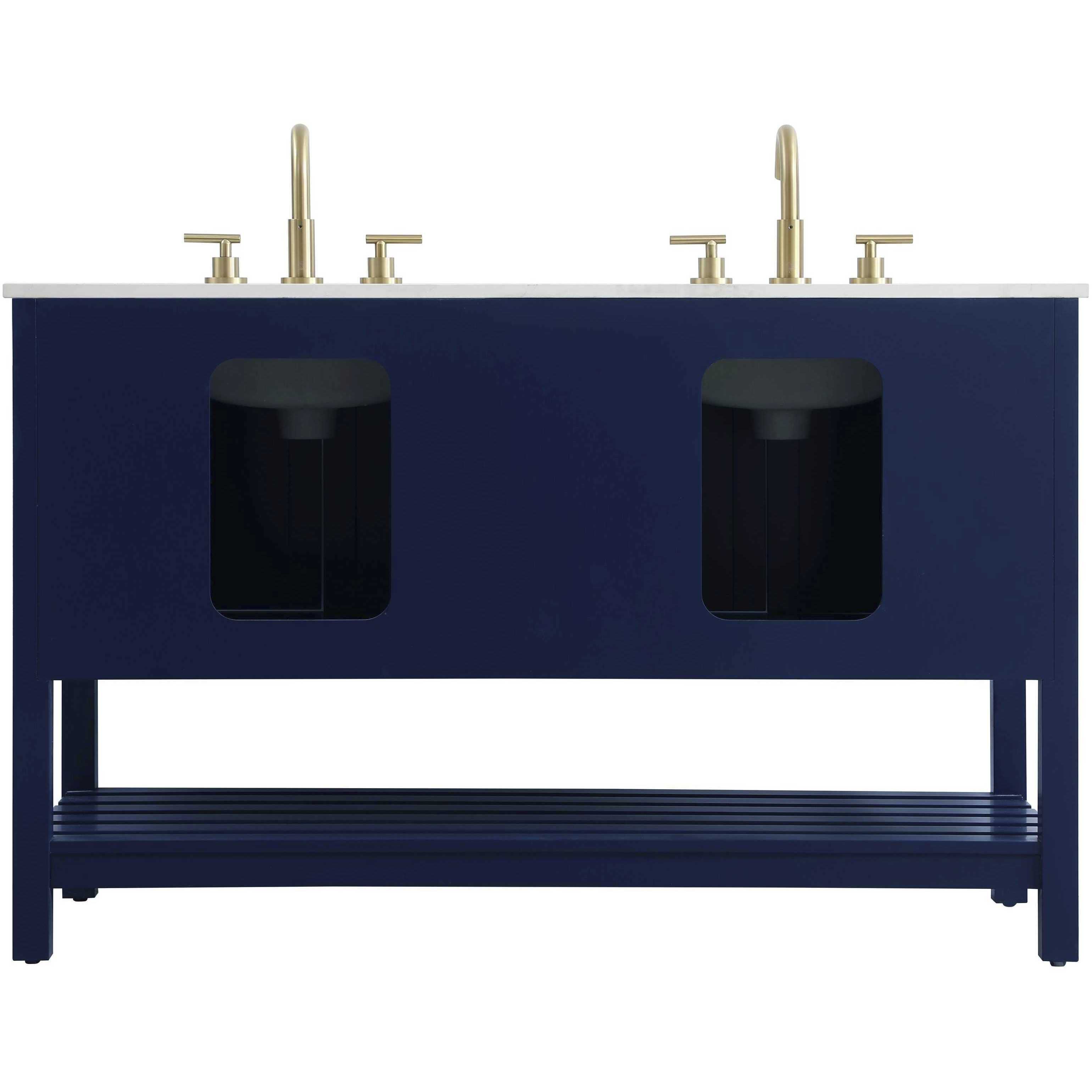 Theo 54 X 34 inch Blue Bathroom Vanity Cabinet