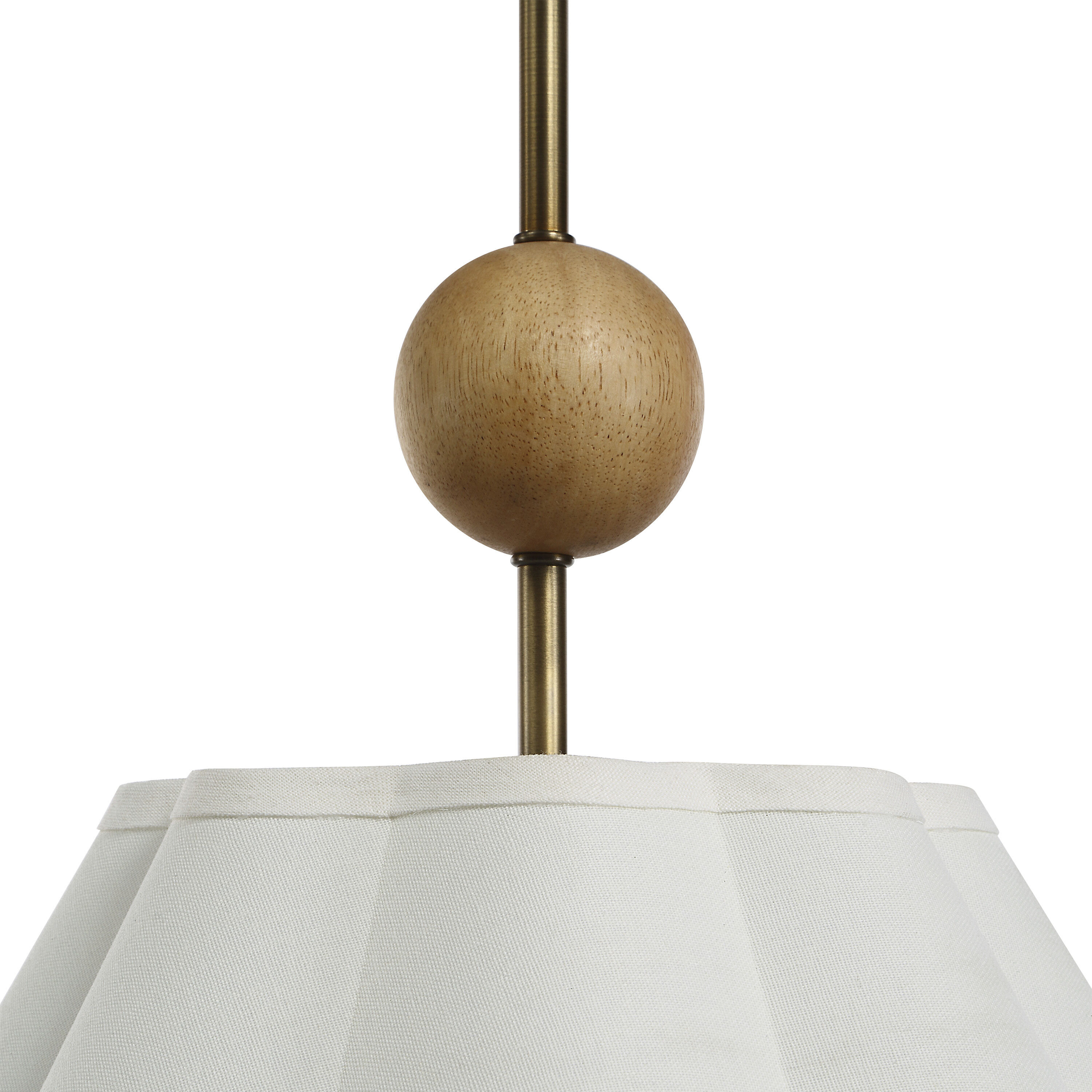 Arielle 1 Light 25 inch Dark Antique Brushed Brass Pendant Ceiling Light