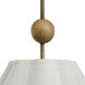 Arielle 1 Light 25 inch Dark Antique Brushed Brass Pendant Ceiling Light