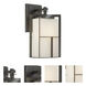 Braxton 1 Light 13 inch Charcoal Outdoor Wall Lantern