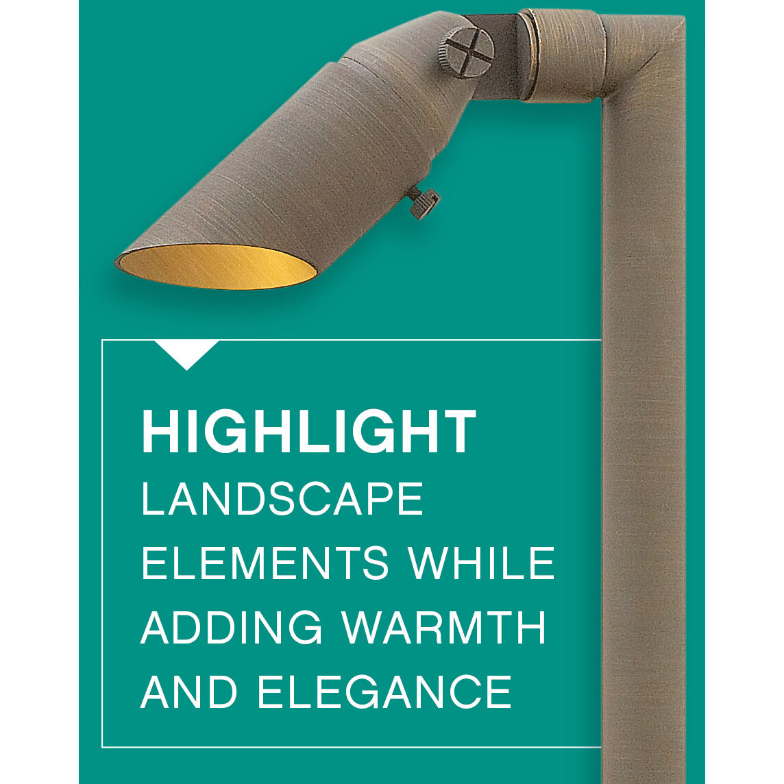 Hardy Island 12v 3.00 watt Matte Bronze Landscape Spot Light and Stem in 3W
