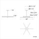 Minx LED 48 inch Aged Brass Mini Pendant Ceiling Light in 3