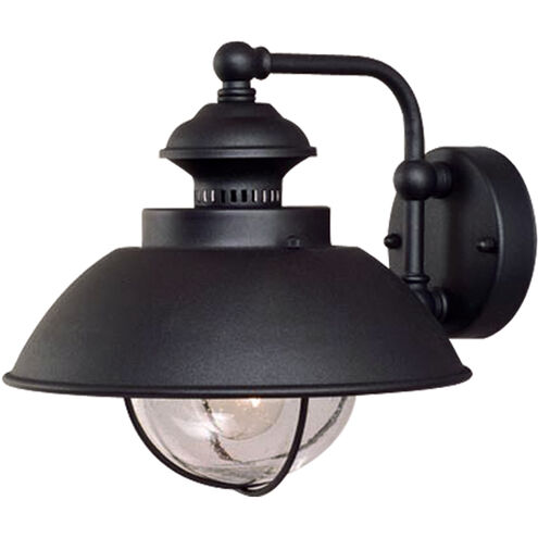 Harwich 1 Light 10 inch Textured Black Outdoor Wall