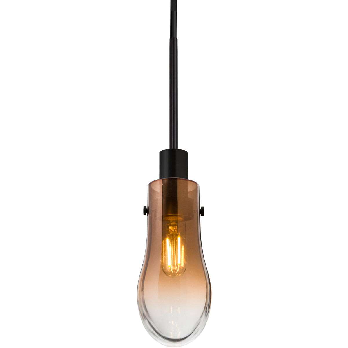 Wish 1 Light Black Pendant Ceiling Light