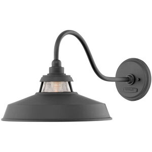 Troyer LED 12 inch Black Outdoor Wall Mount Lantern