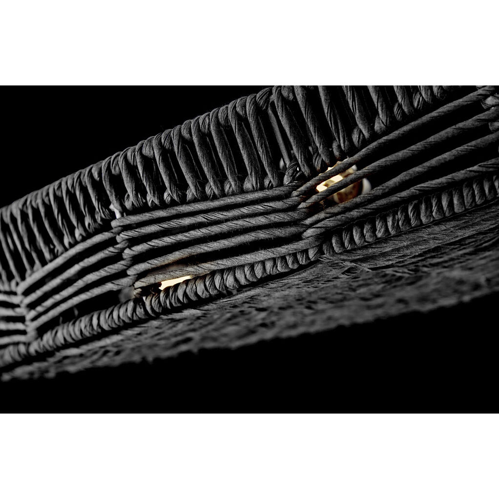 Ophelia 6 Light 30 inch Black Foyer Light Ceiling Light