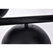 Eclipse 7 Light 43 inch Black Pendant Ceiling Light