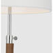 Thomas O'Brien Bryant2 27.5 inch 15.00 watt Polished Nickel and Natural Leather Wrapped Table Lamp Portable Light, Large