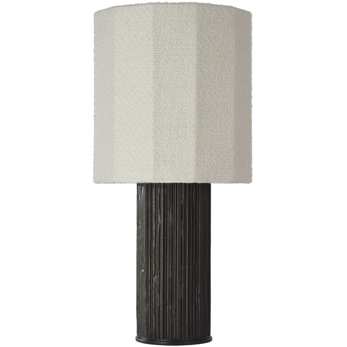 Anne-Marie Barton Fumar 23.5 inch 15.00 watt Ridged Carbon Table Lamp Portable Light
