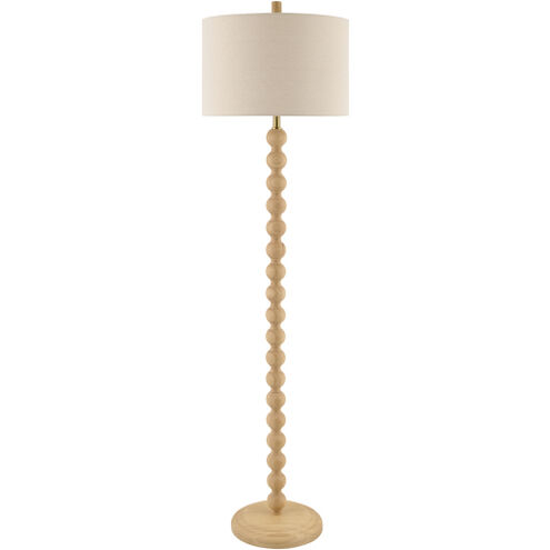 Lubao 61.5 inch 100 watt Hand Painted Accent Floor Lamp Portable Light