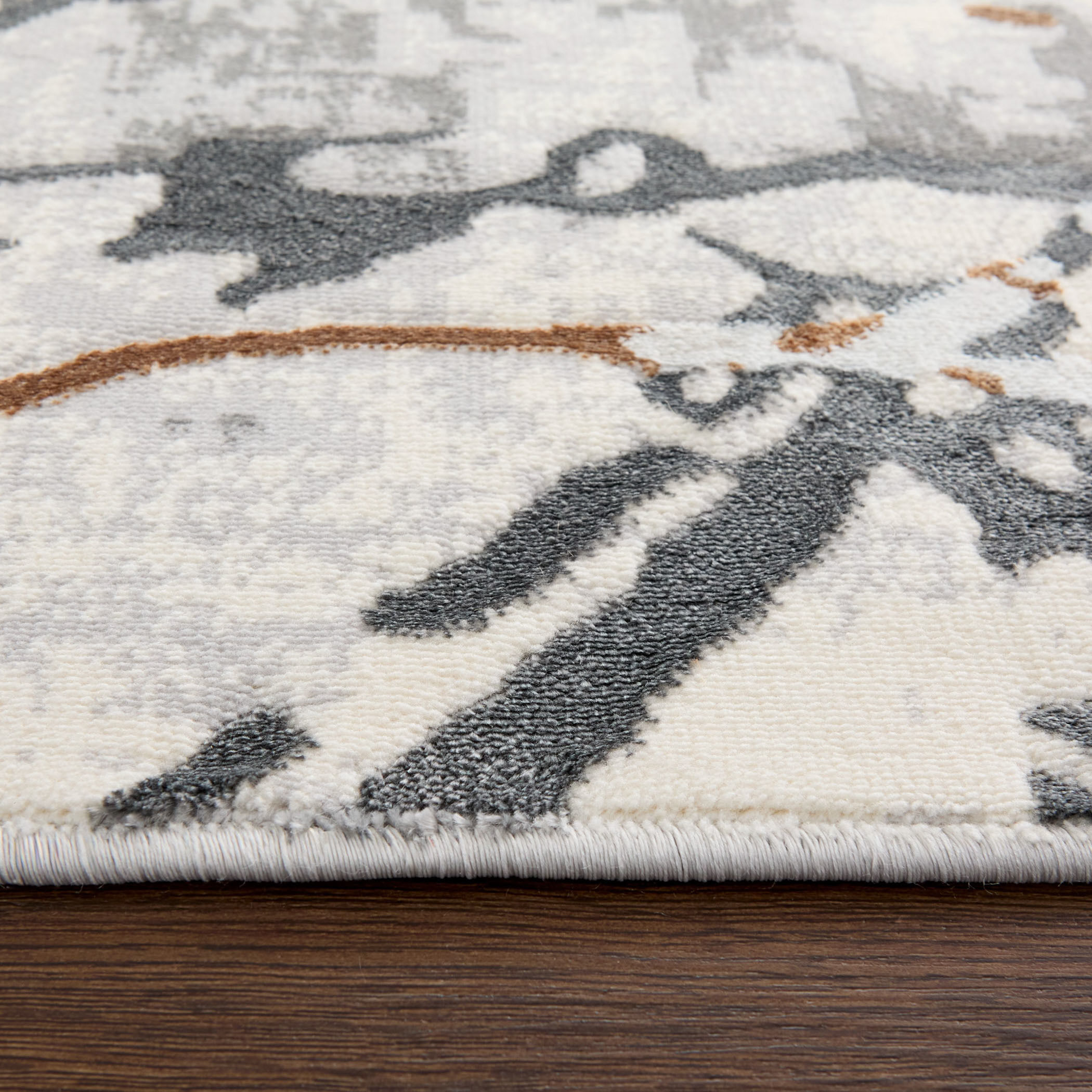 Salim 90 X 63 inch Earth Tones Rug in 5 x 7