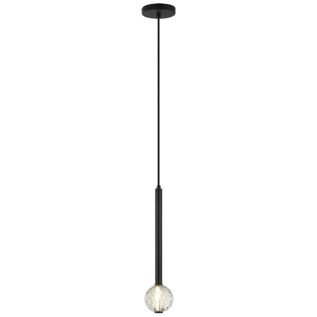 Windchimer LED 3.88 inch Matte Black Pendant Ceiling Light