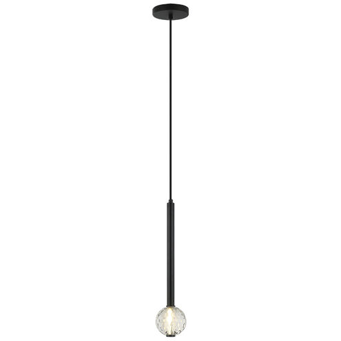 Windchimer LED 3.88 inch Matte Black Pendant Ceiling Light