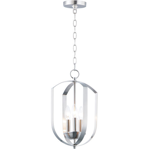 Provident 3 Light 10 inch Satin Nickel Chandelier Ceiling Light