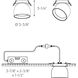 Horus White Directional Recessed Light