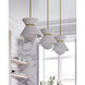 Scout 1 Light 20 inch Soft White/Patina Brass Pendant Ceiling Light, Large