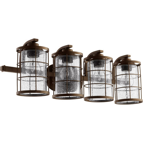 Ellis 4 Light 26.25 inch Oiled Bronze Vanity Light Wall Light