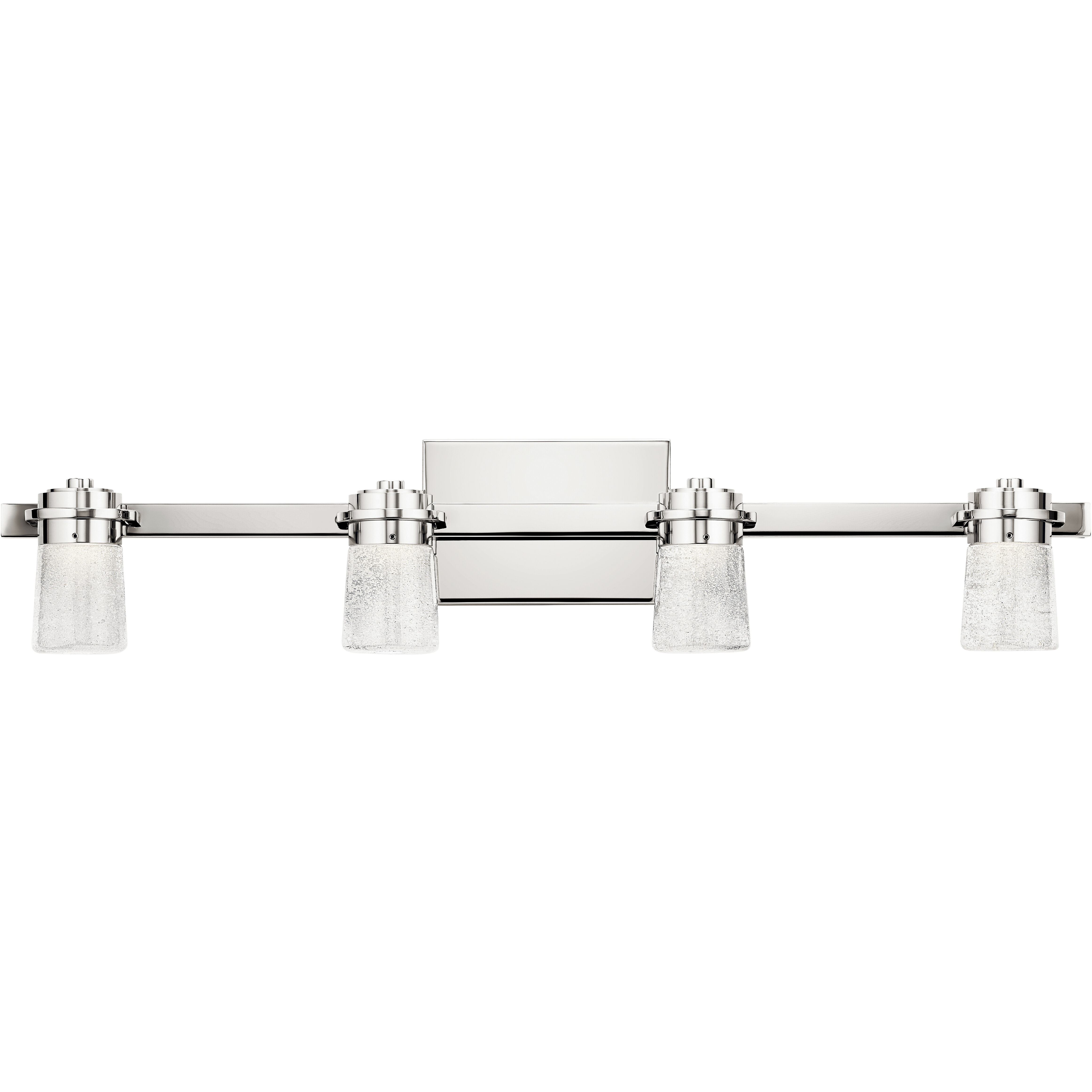 Vada LED 30.75 inch Polished Nickel Bathroom Vanity Light Wall Light, 4 Arm